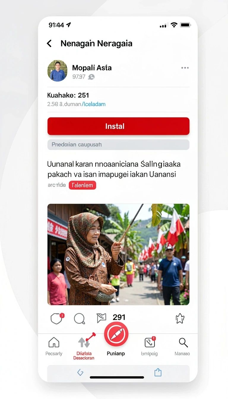 Tampilan utama aplikasi Review Aplikasi hakim4d yang intuitif dan efisien.