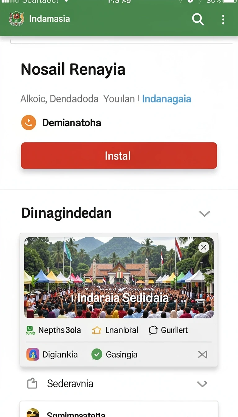 Tampilan utama aplikasi Review Aplikasi sr777 yang intuitif dan efisien.