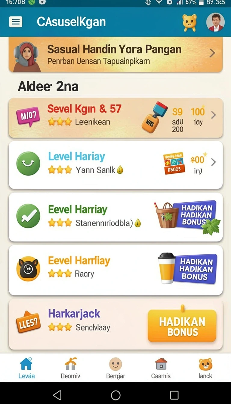 Tampilan utama aplikasi Download cipok APK untuk Android yang intuitif dan efisien.